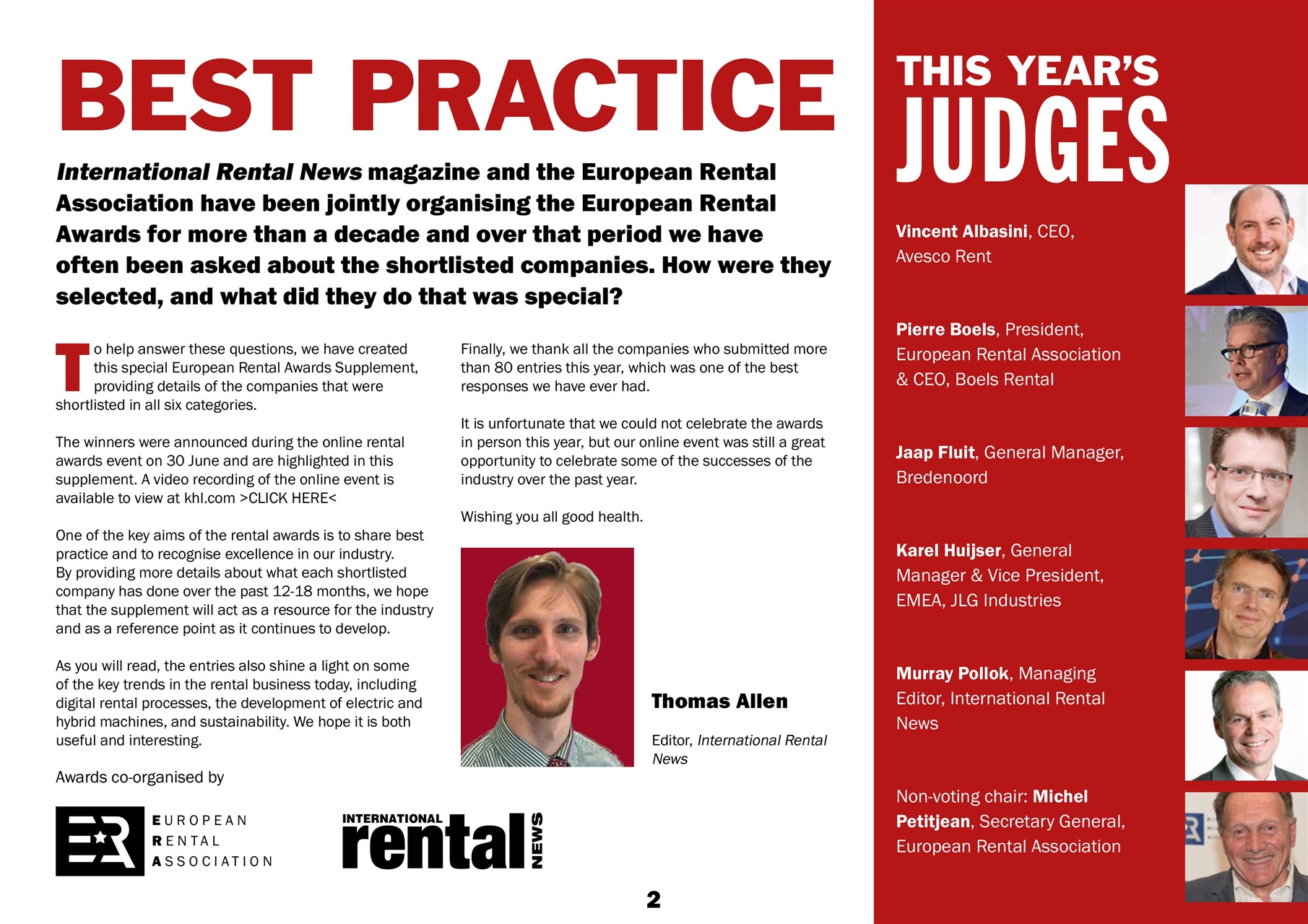 International Rental News Preview Pages