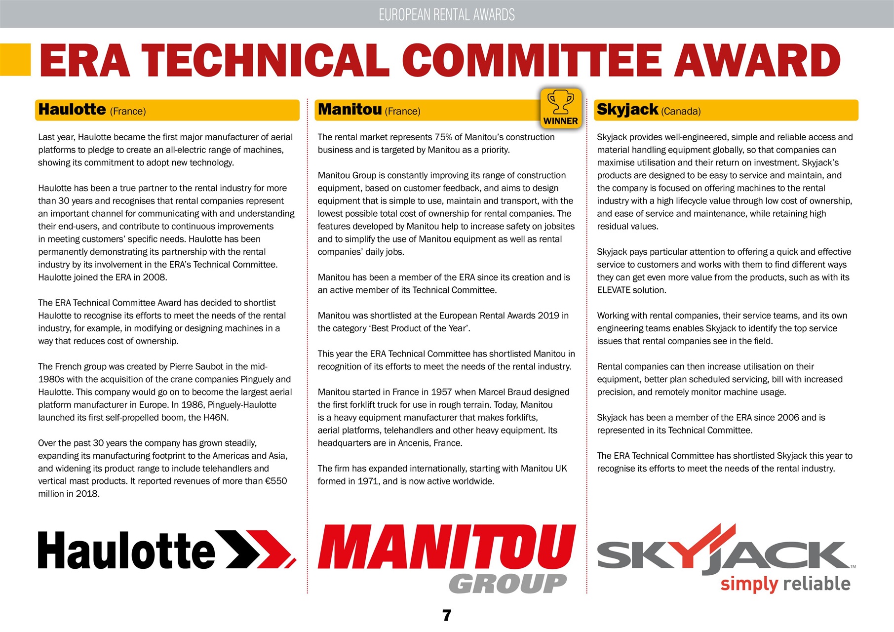 International Rental News Preview Pages