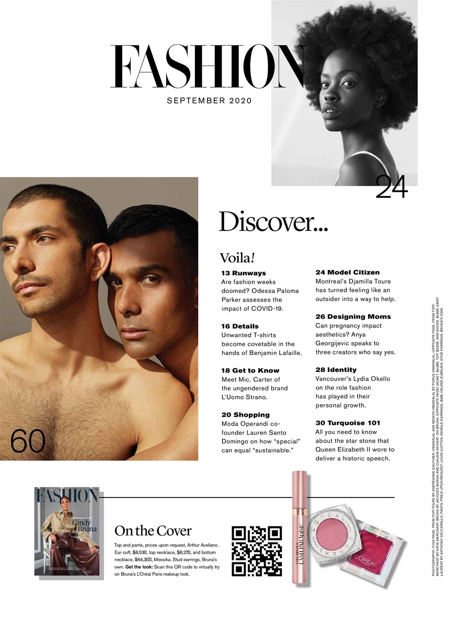 Fashion Magazine Preview Pages