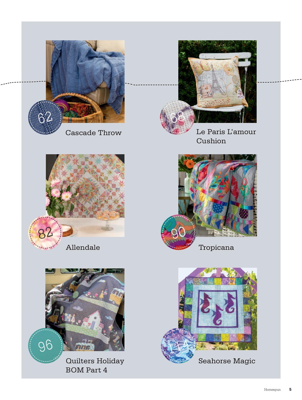 Homespun Preview Pages