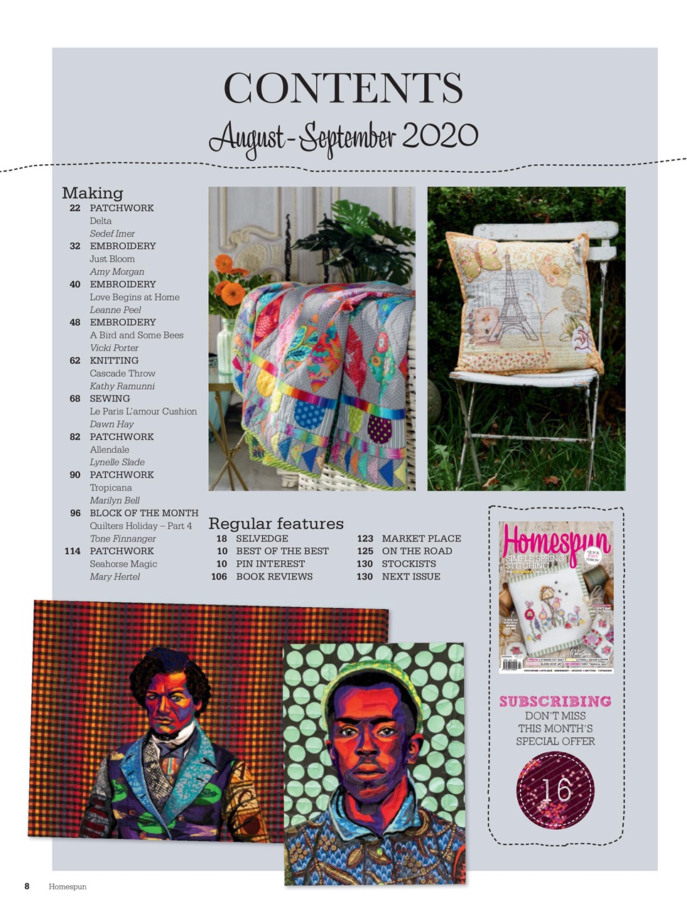 Homespun Preview Pages