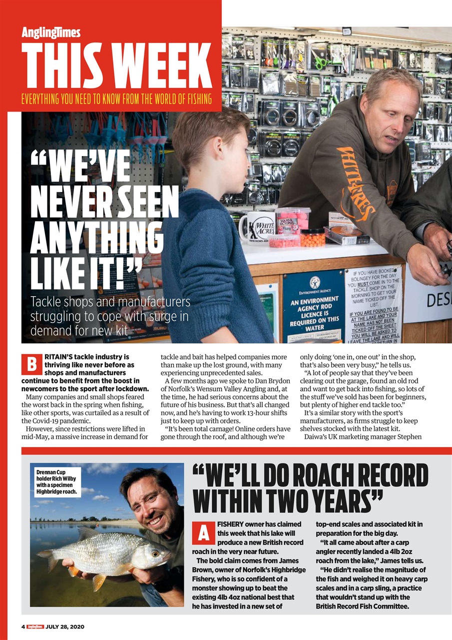 Angling Times Preview Pages