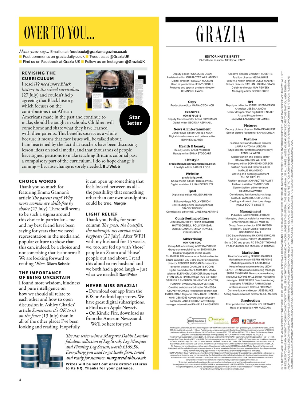 Grazia Preview Pages