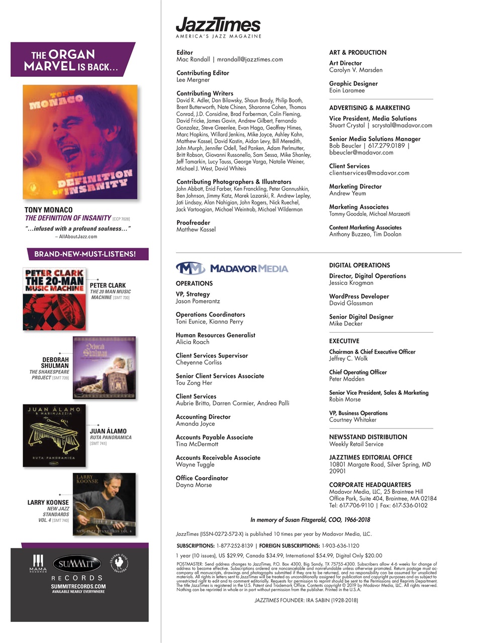 JazzTimes Preview Pages