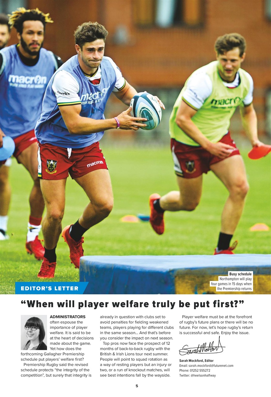 Rugby World Preview Pages
