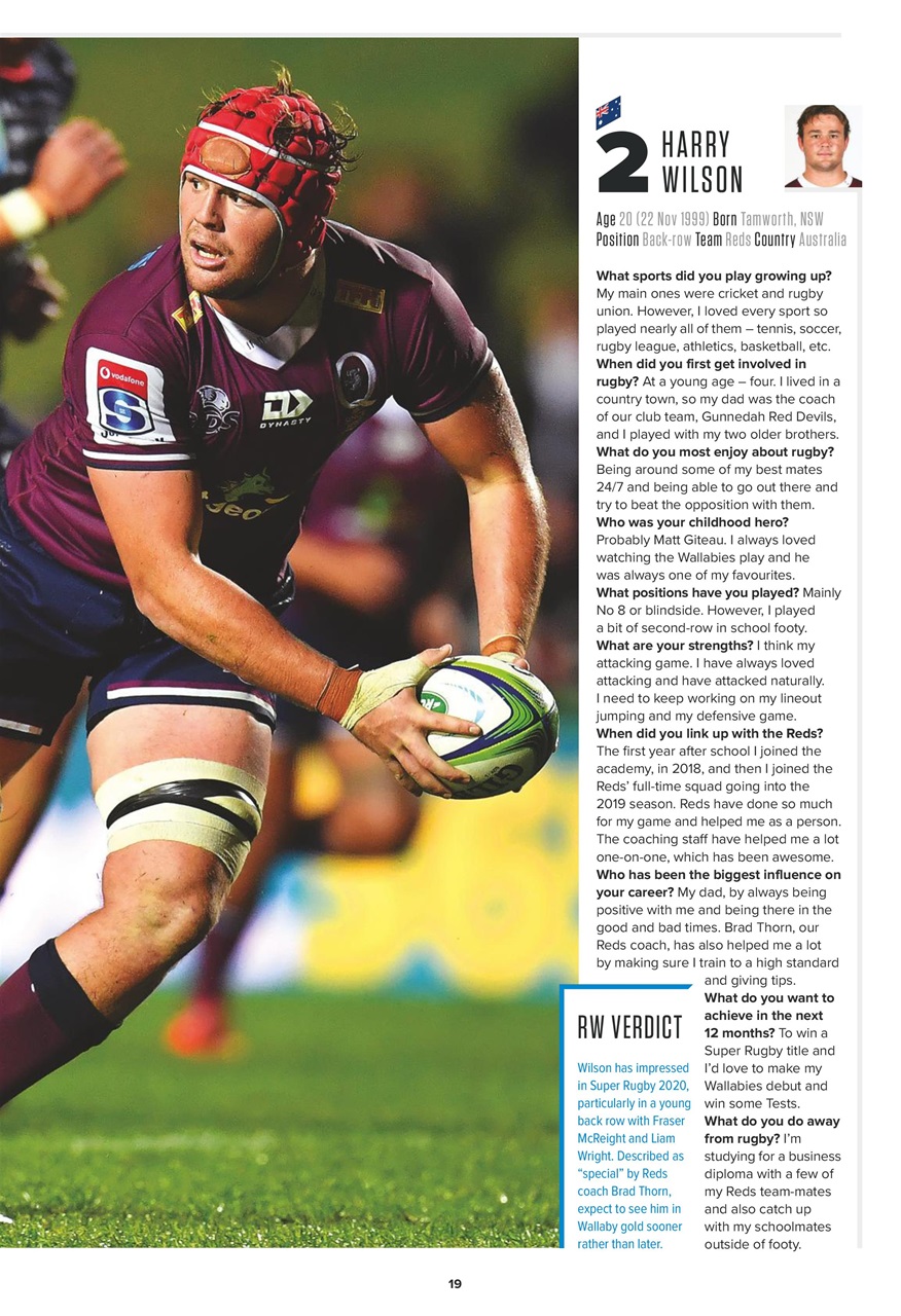 Rugby World Preview Pages