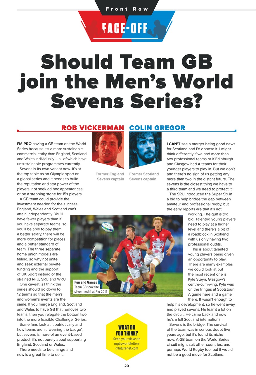 Rugby World Preview Pages