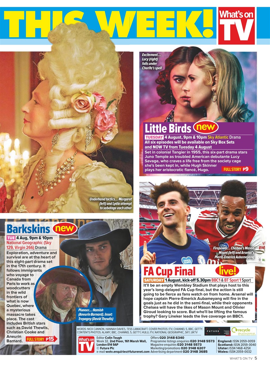What's on TV Preview Pages