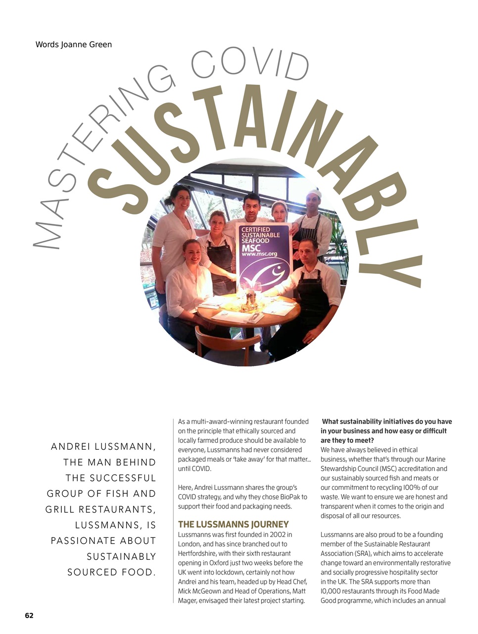 Chef & Restaurant Magazine Preview Pages