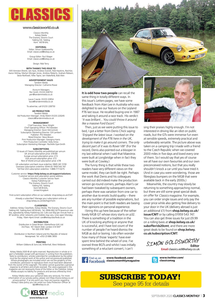 Classics World Preview Pages