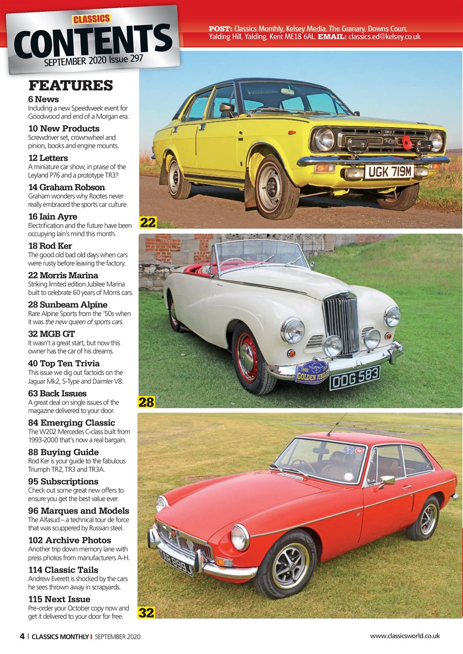 Classics World Preview Pages