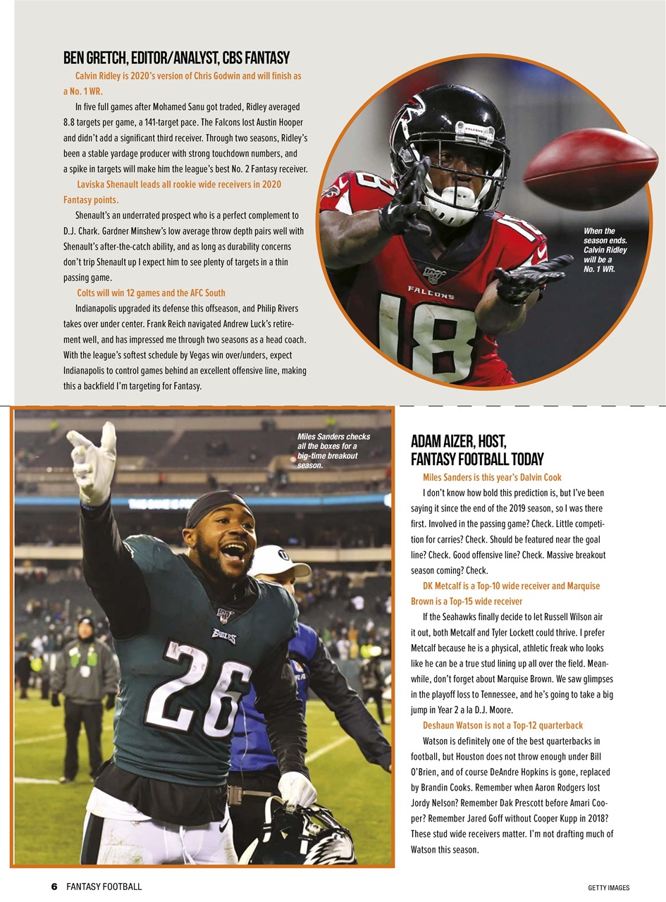 Beckett Football Magazine Preview Pages