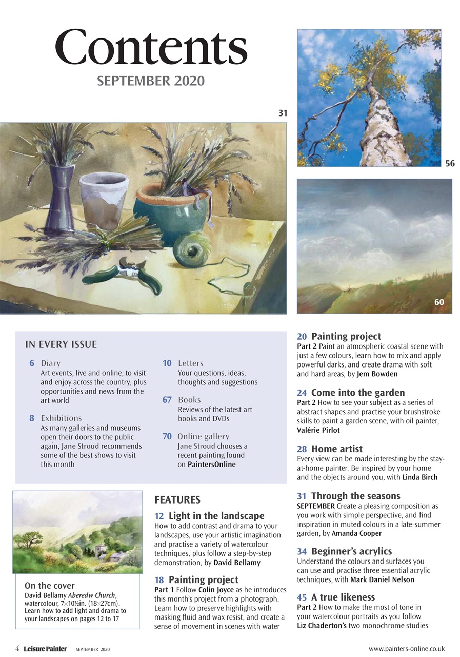 Leisure Painter & The Artist Preview Pages