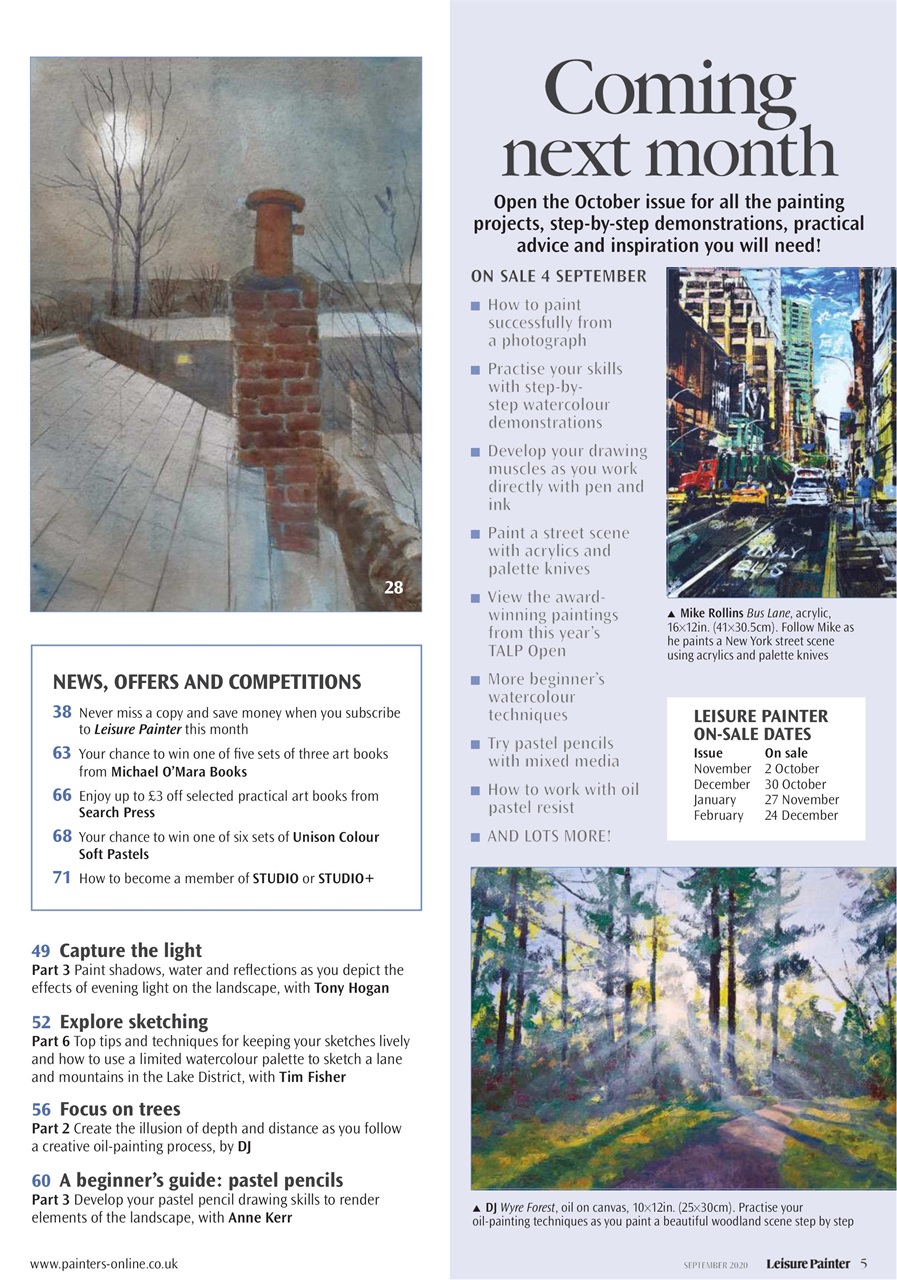 Leisure Painter & The Artist Preview Pages