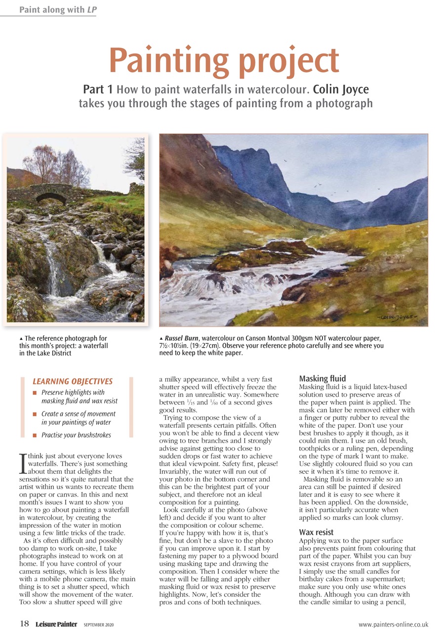 Leisure Painter & The Artist Preview Pages