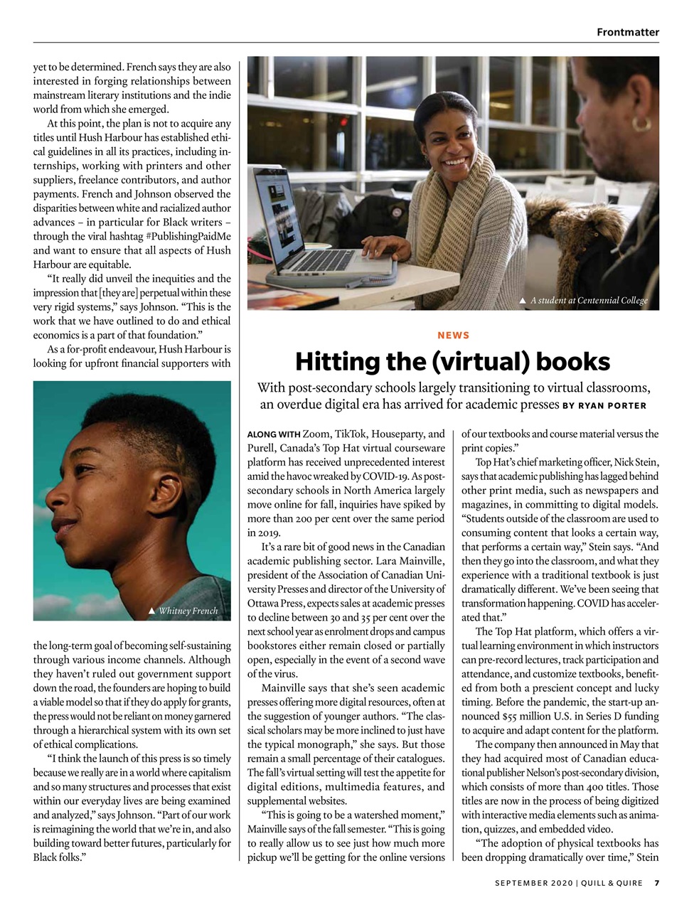 Quill & Quire Preview Pages