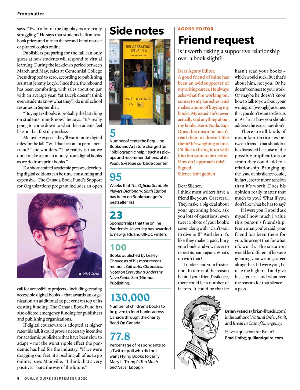 Quill & Quire Preview Pages