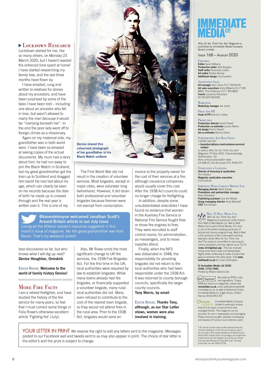 Who Do You Think You Are? Preview Pages