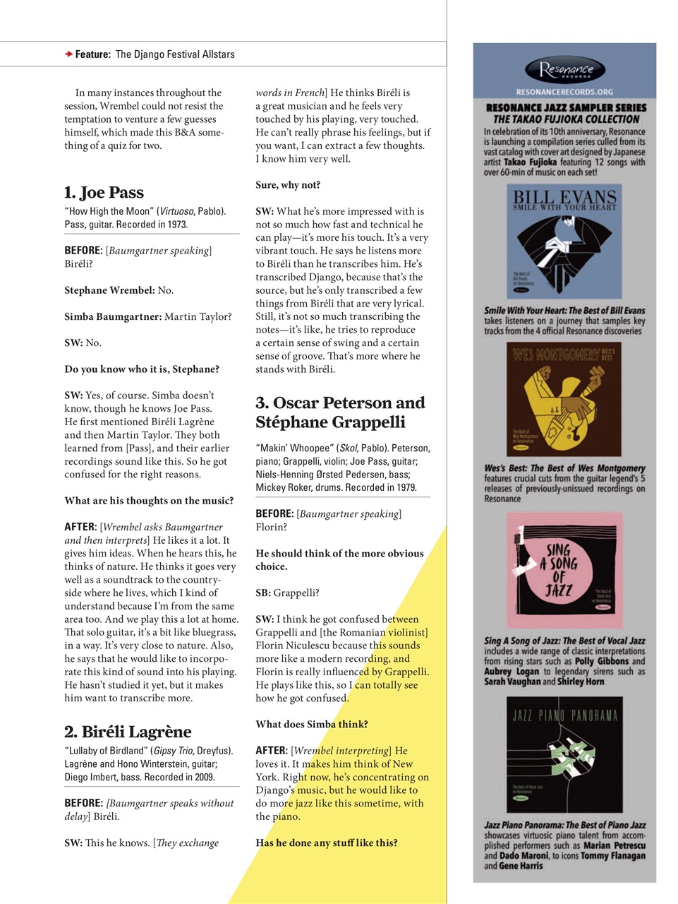 JazzTimes Preview Pages