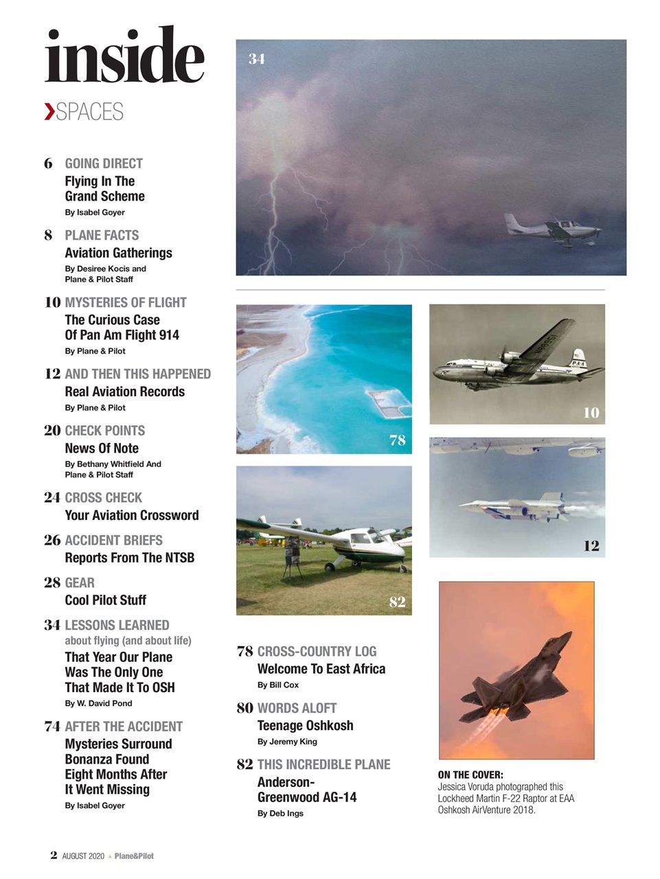 Plane & Pilot Preview Pages