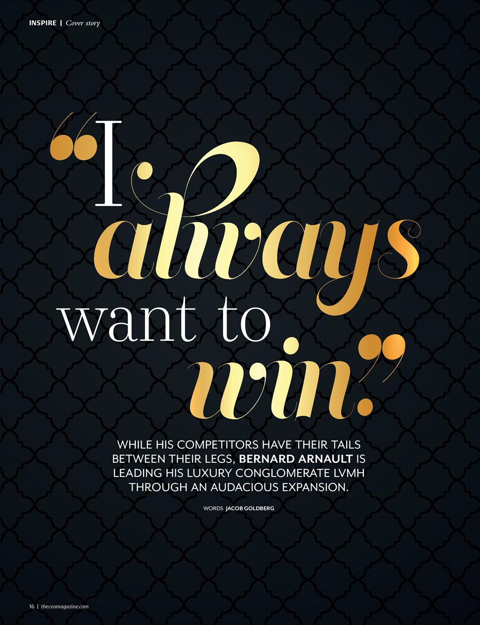 The CEO Magazine EMEA Preview Pages
