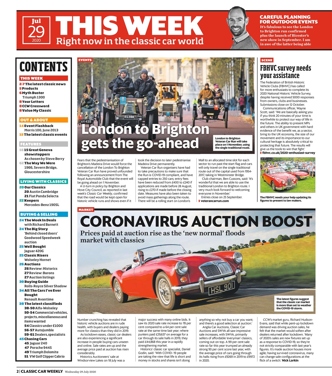 Classic Car Weekly Preview Pages