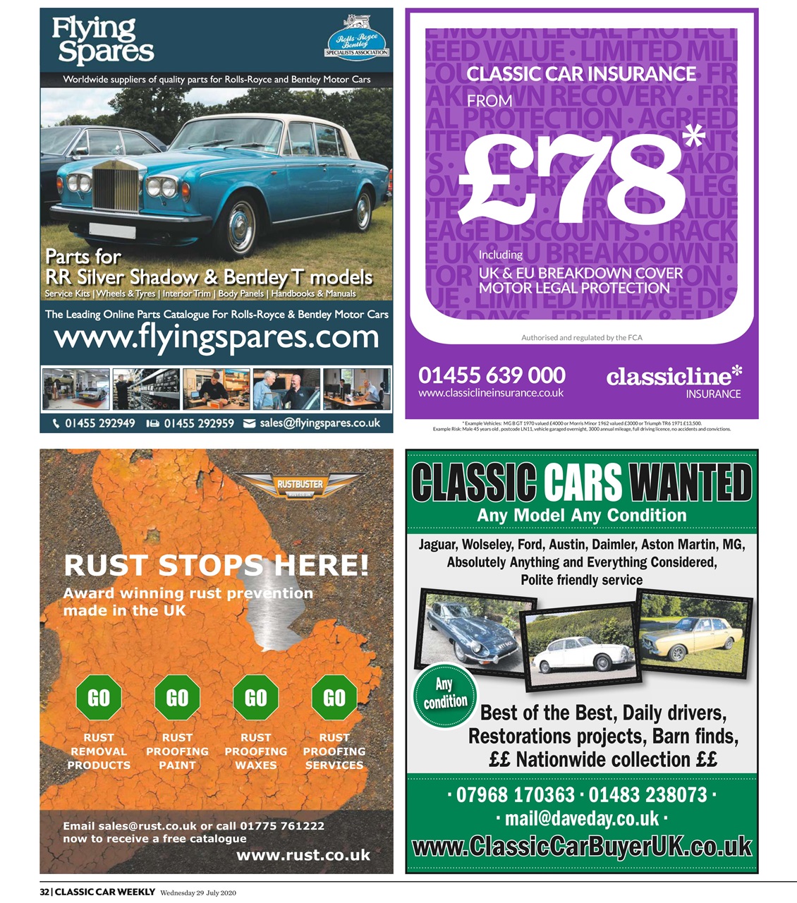 Classic Car Weekly Preview Pages