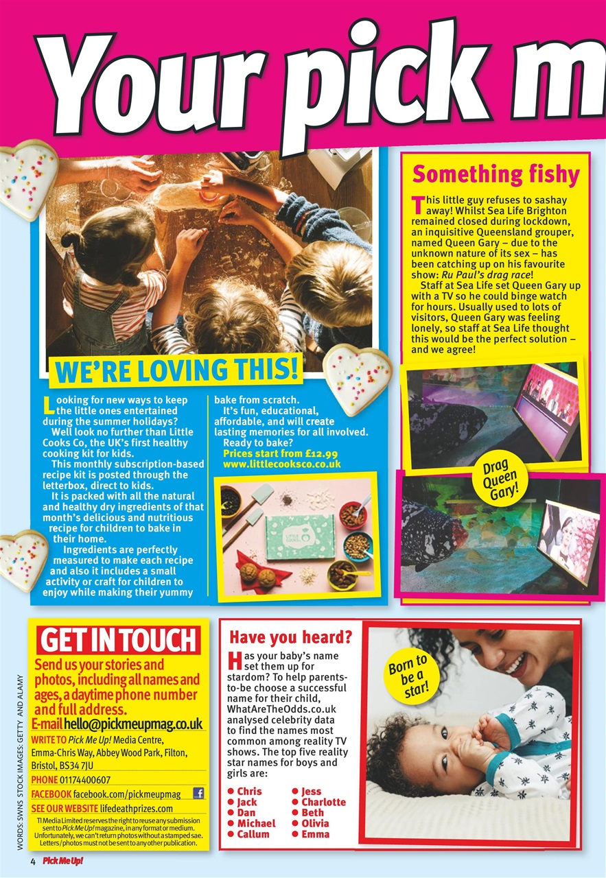 Pick Me Up Preview Pages