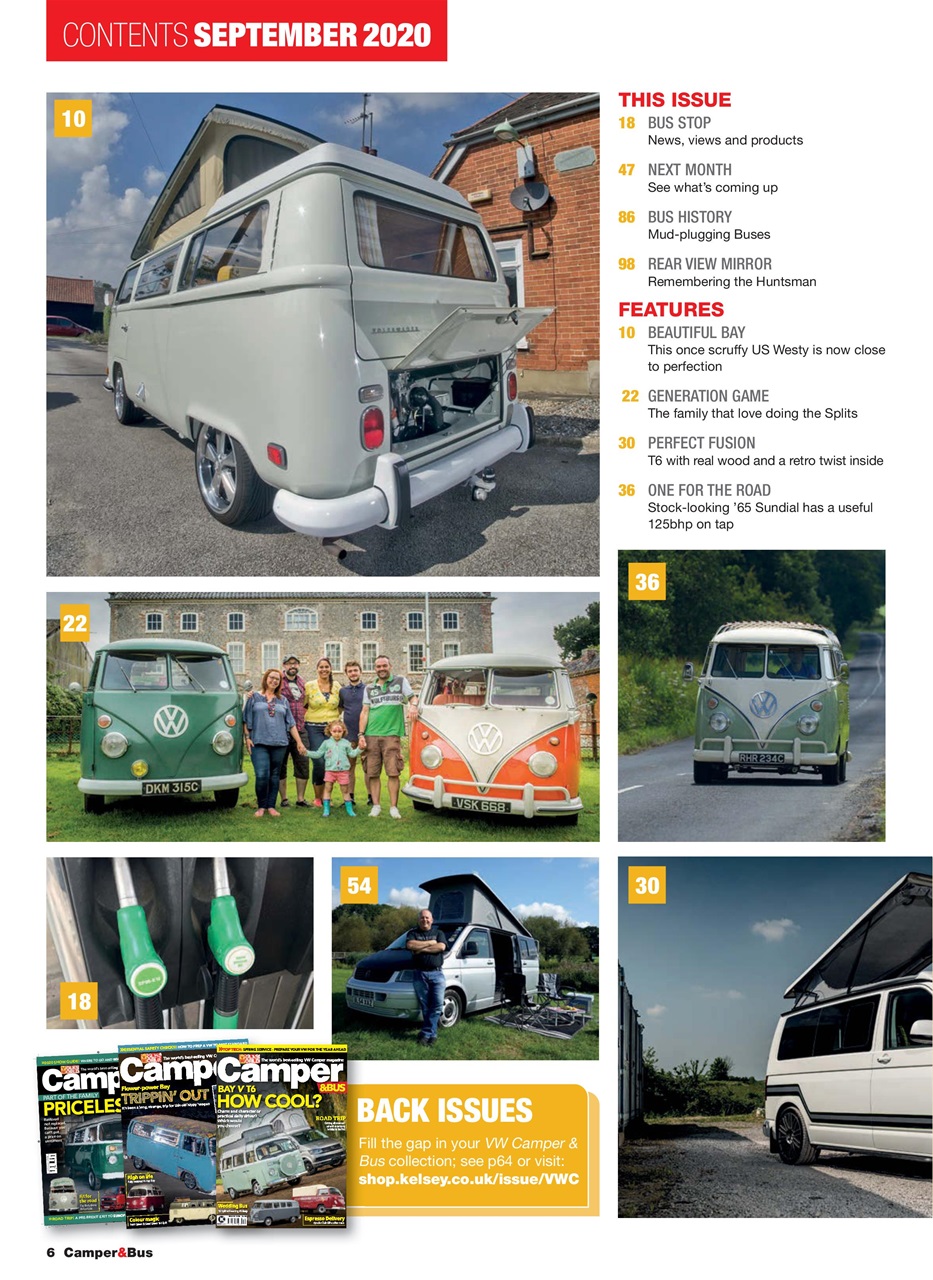 VW Camper Preview Pages