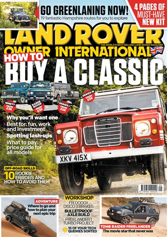 Land Rover Owner issue September 2020