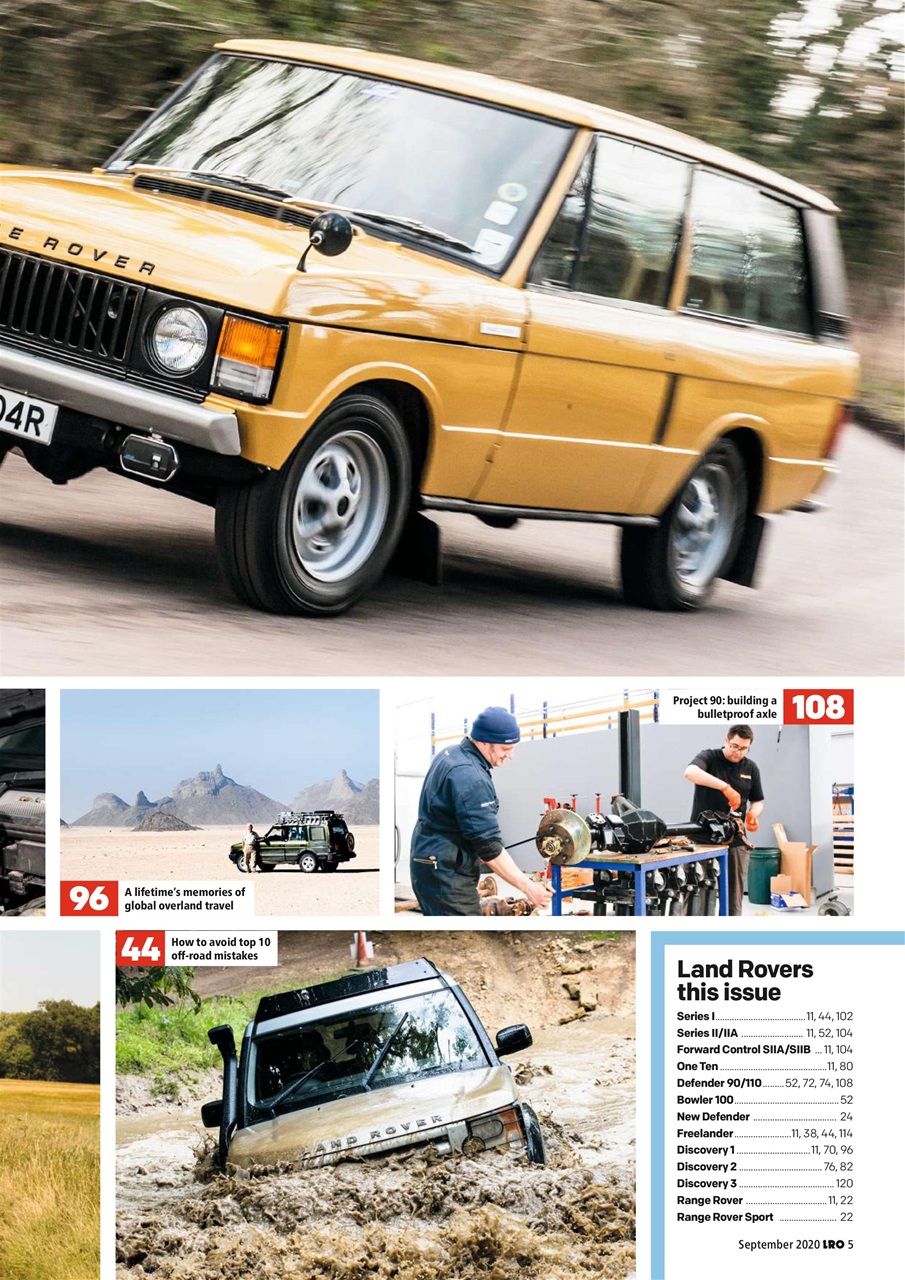 Land Rover Owner Preview Pages
