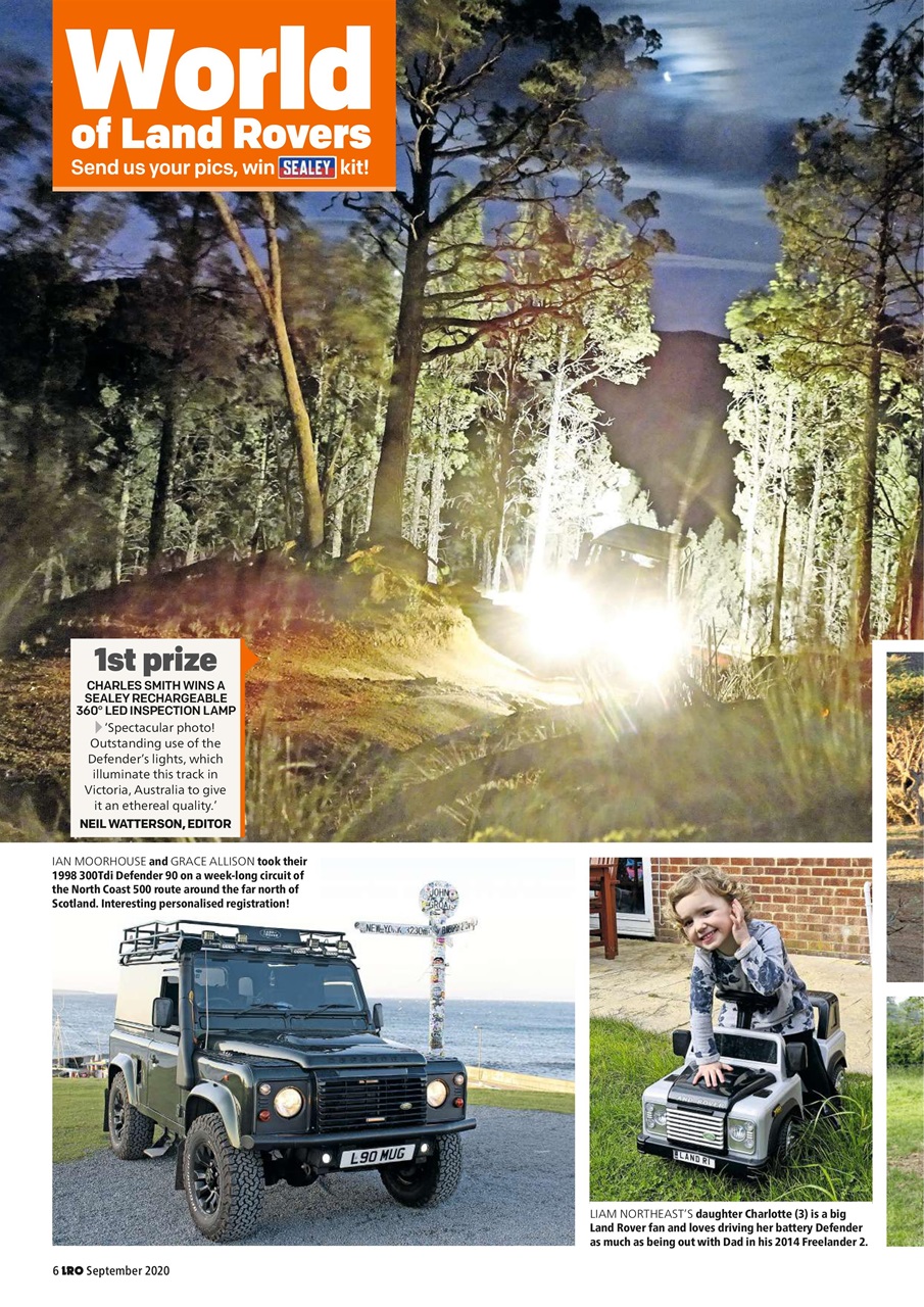 Land Rover Owner Preview Pages