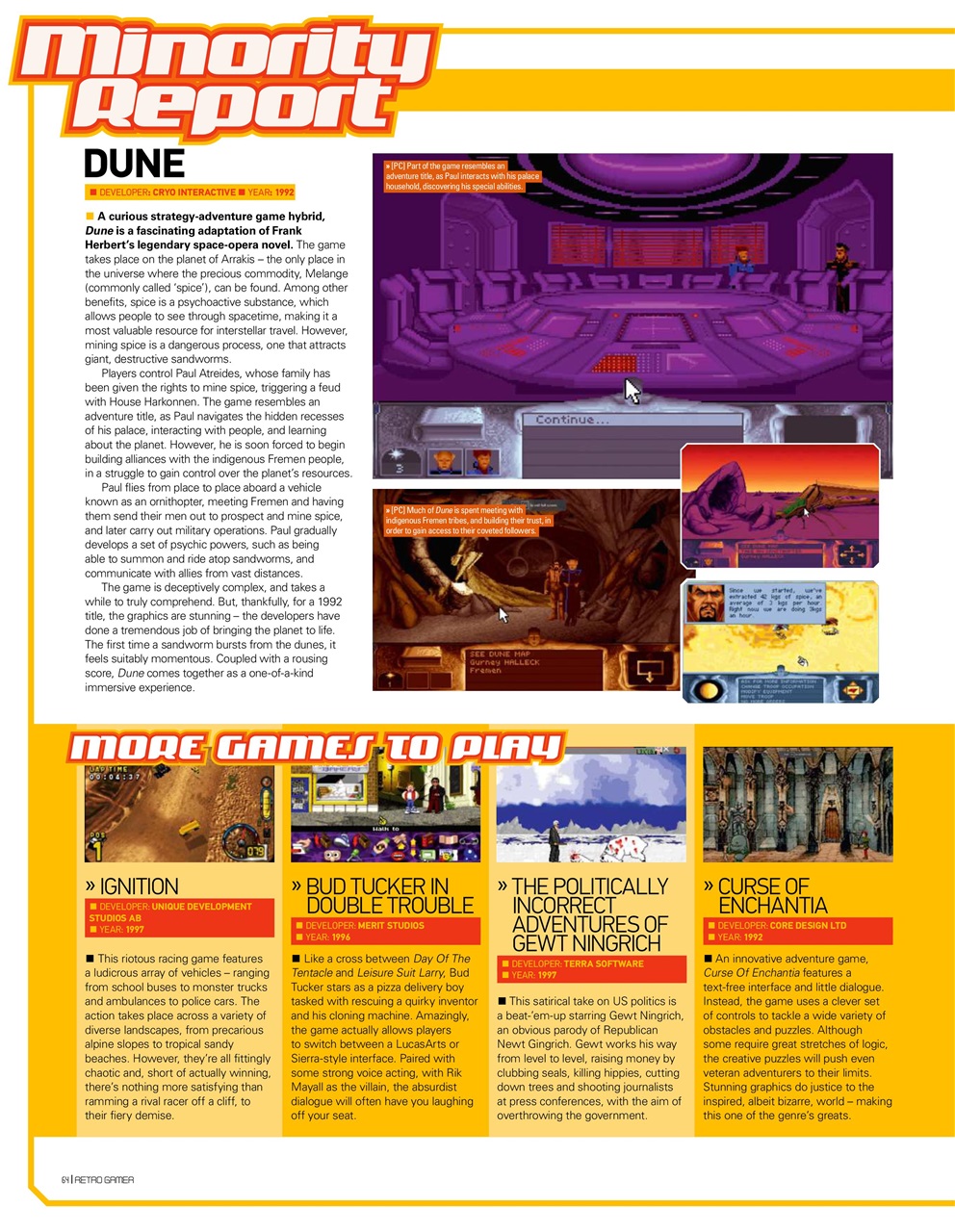 Retro Gamer Preview Pages