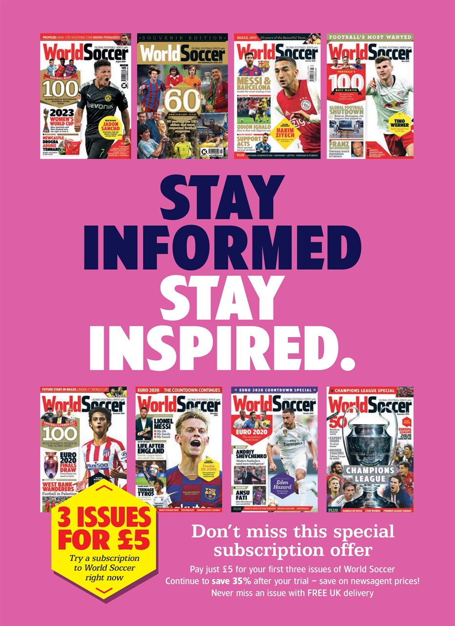 World Soccer Preview Pages