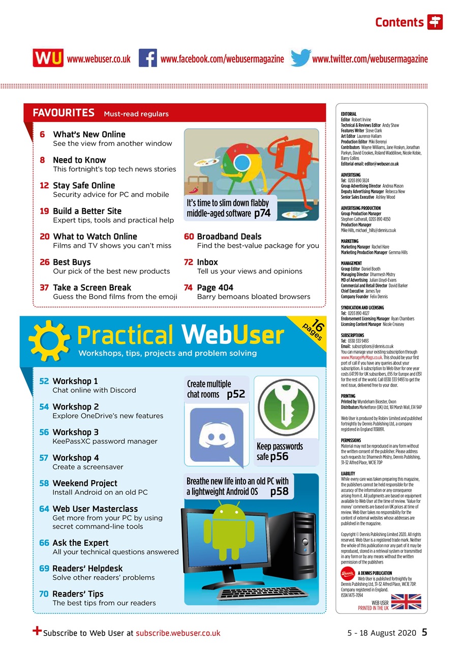 Webuser Preview Pages