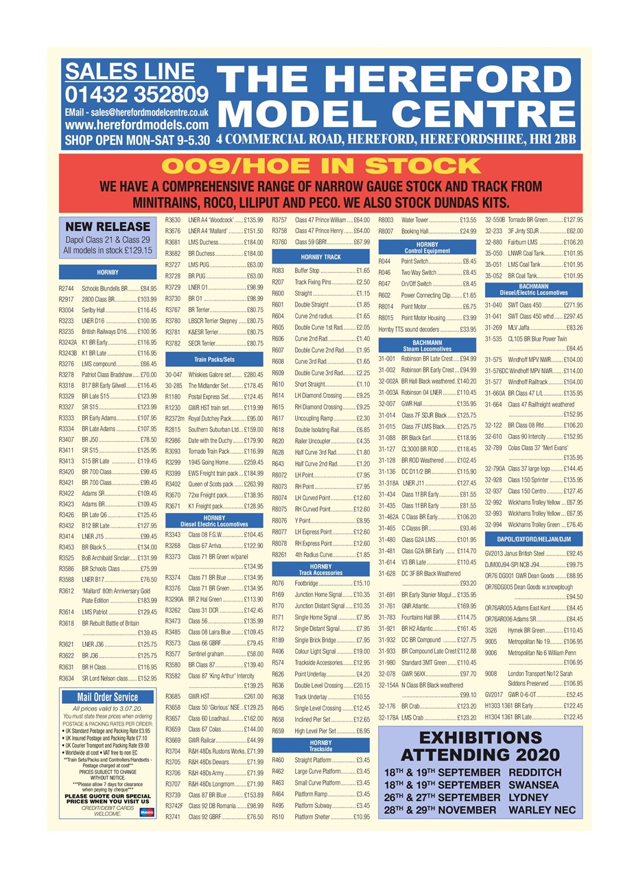 Model Rail Preview Pages