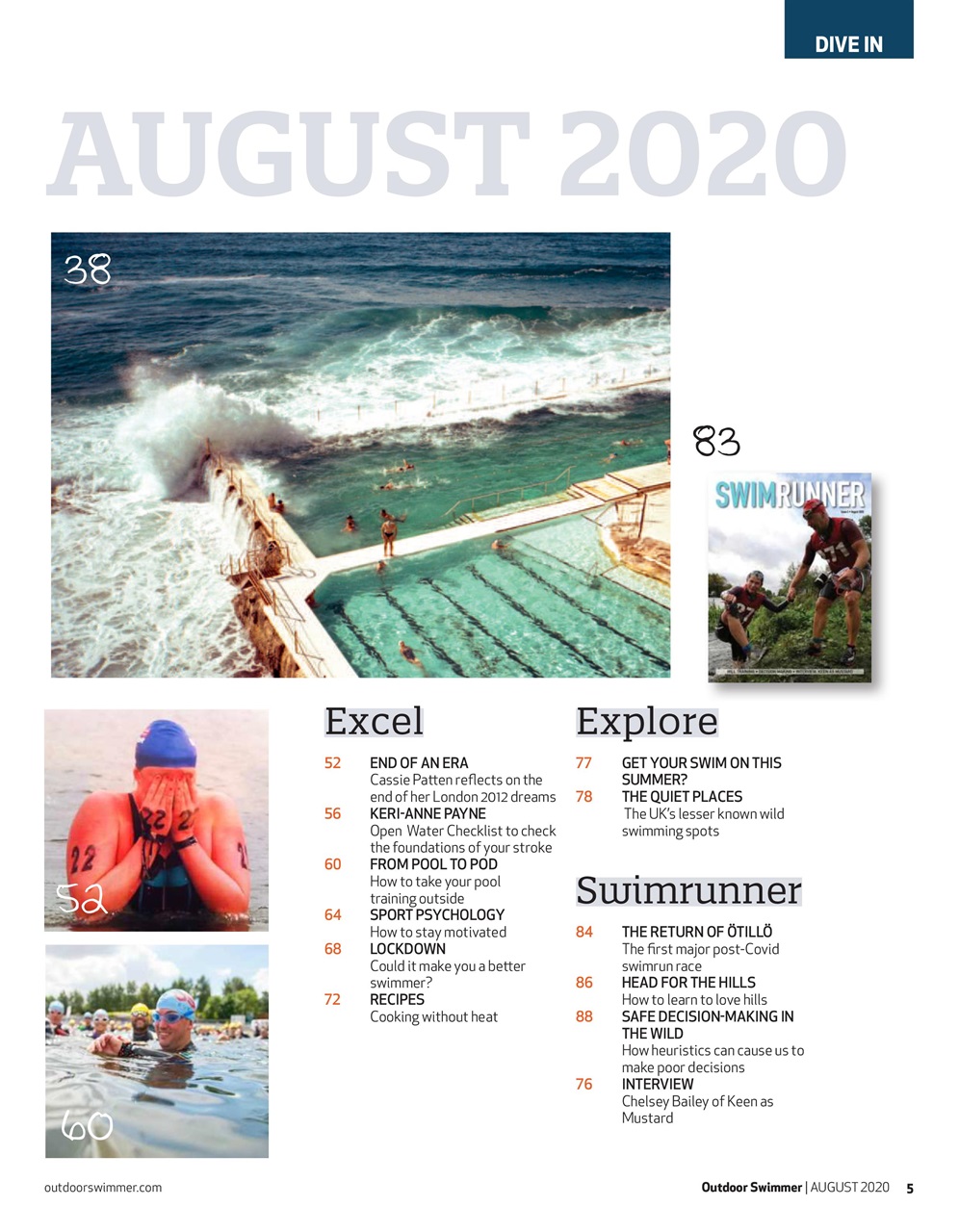 Outdoor Swimmer Preview Pages