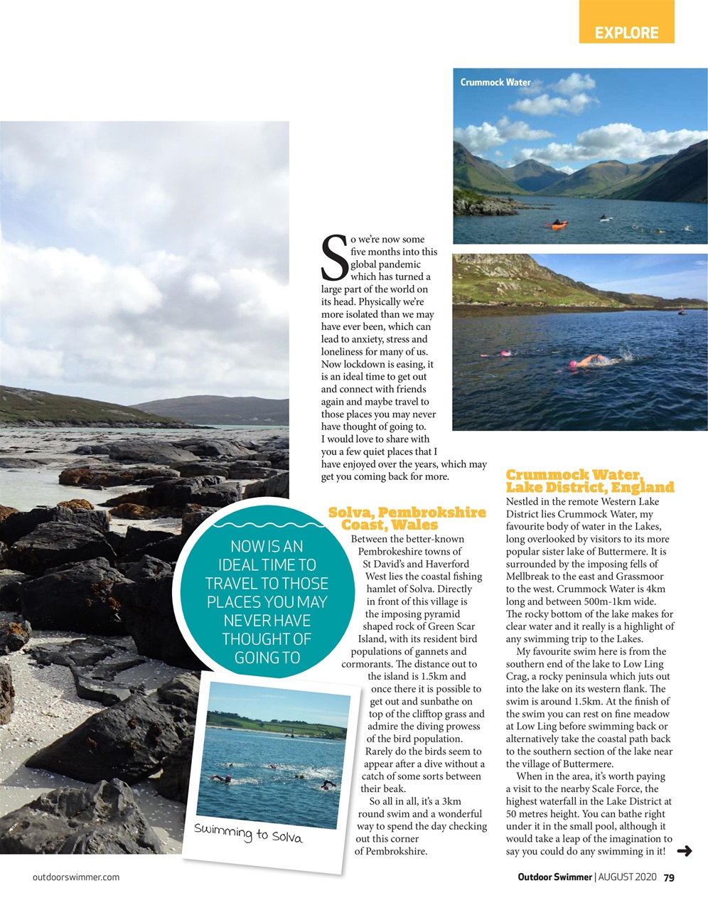 Outdoor Swimmer Preview Pages