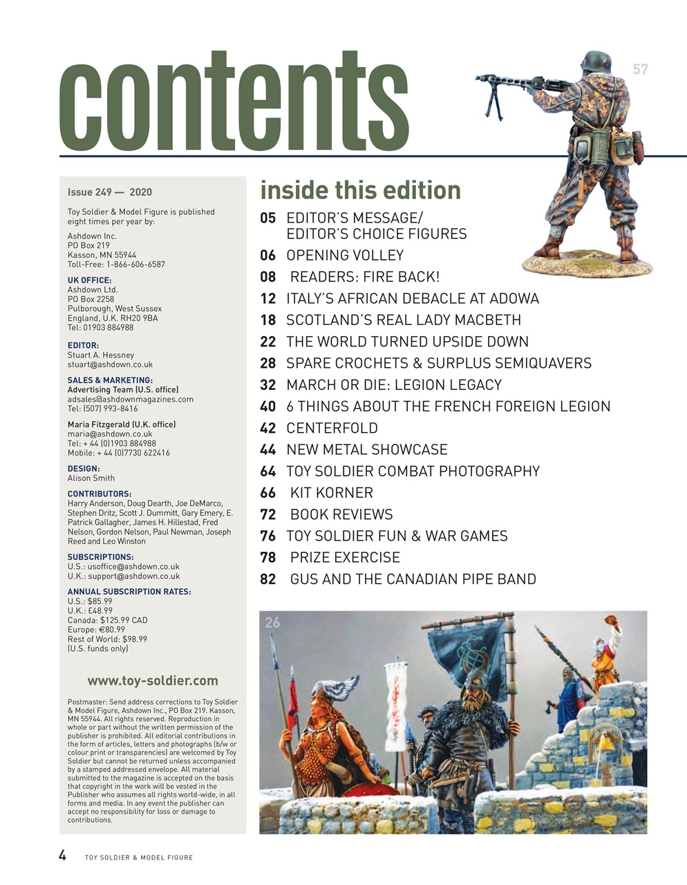 Toy Soldier & Model Figure Preview Pages