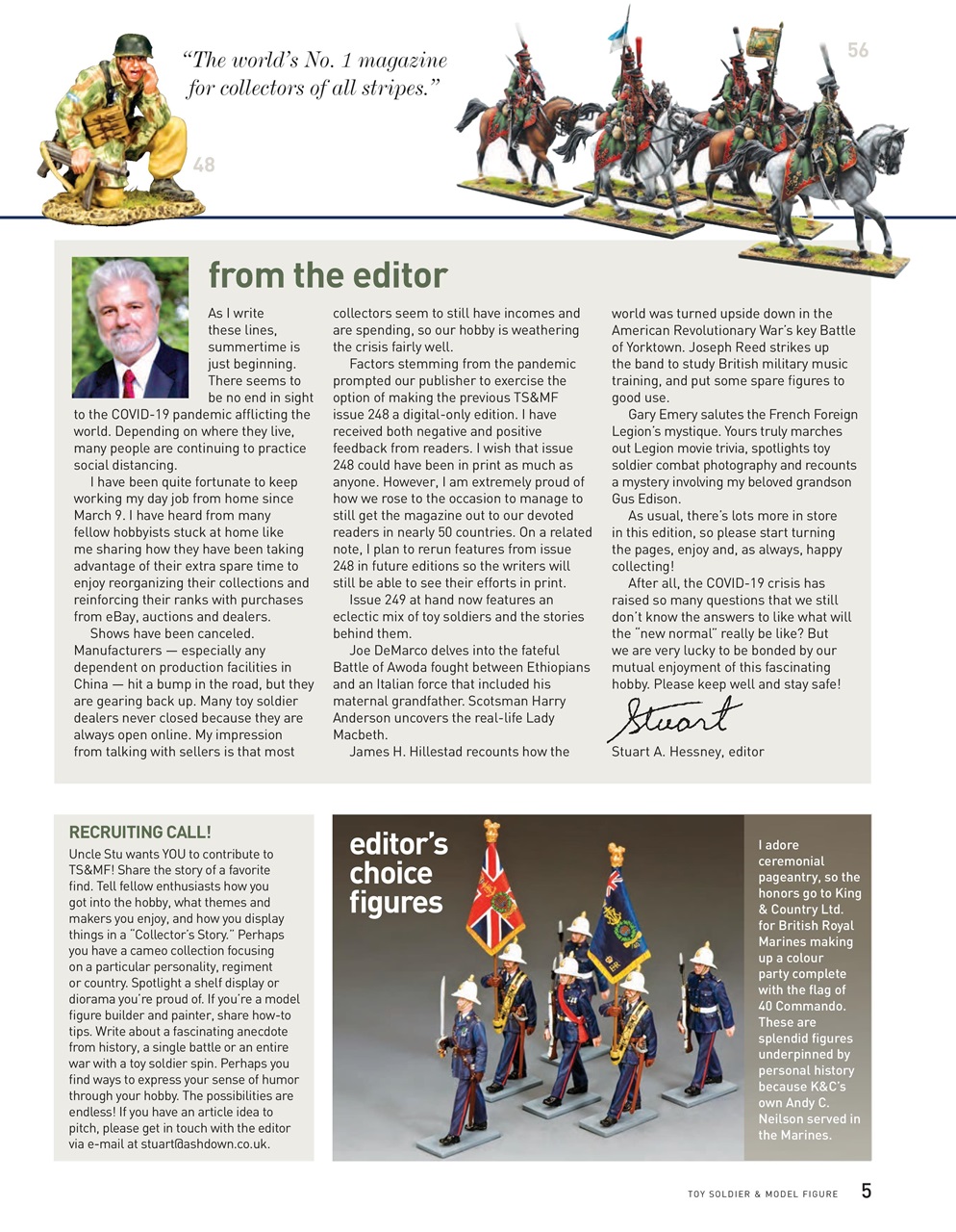 Toy Soldier & Model Figure Preview Pages