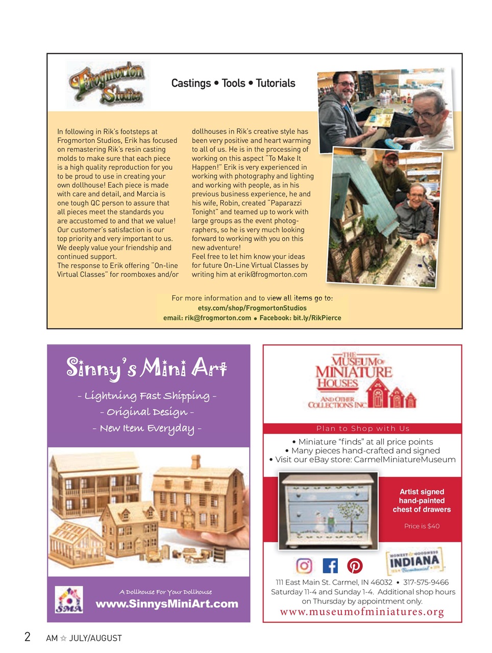 American Miniaturist Preview Pages