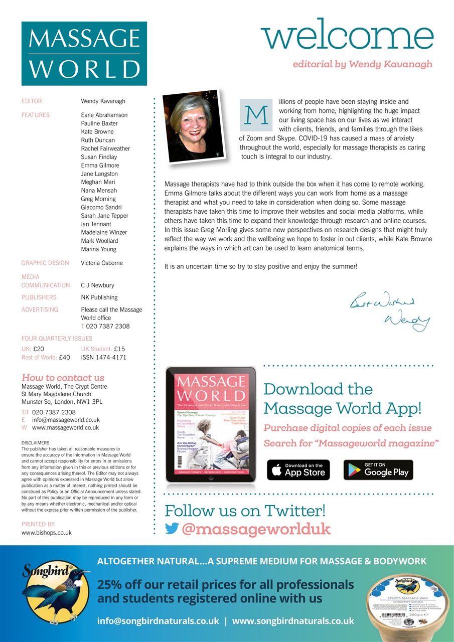 Massage World Preview Pages