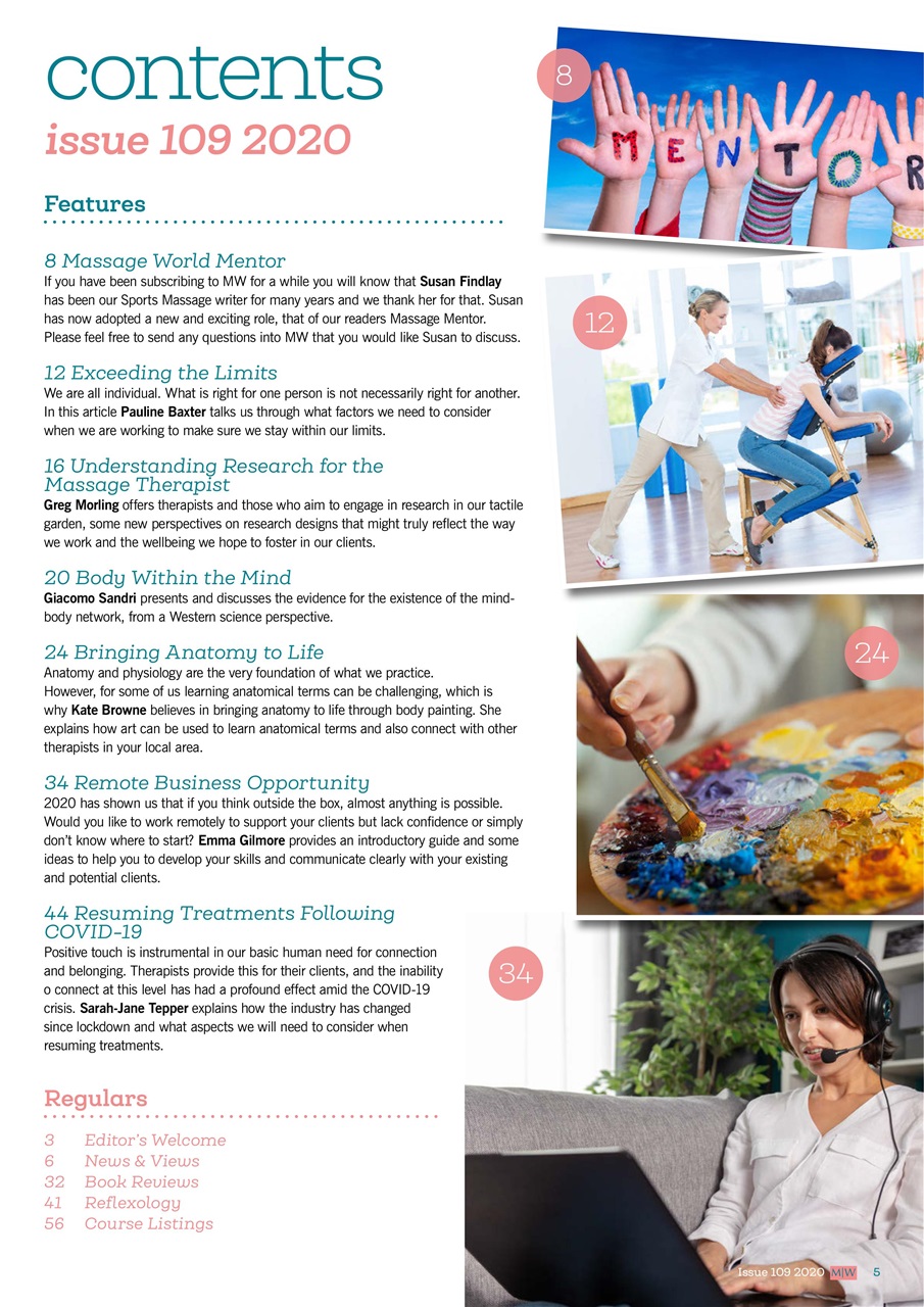 Massage World Preview Pages