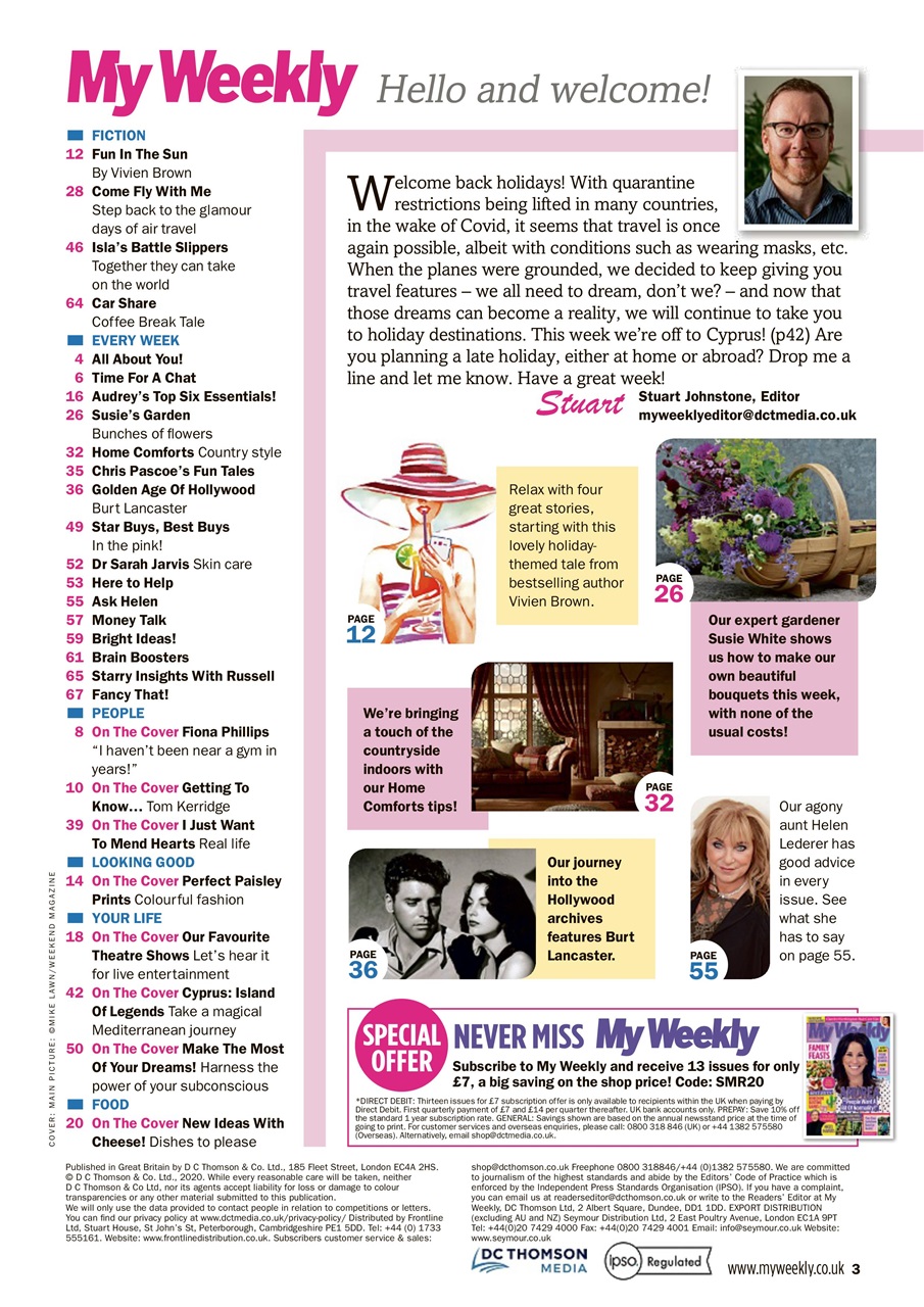 My Weekly Preview Pages