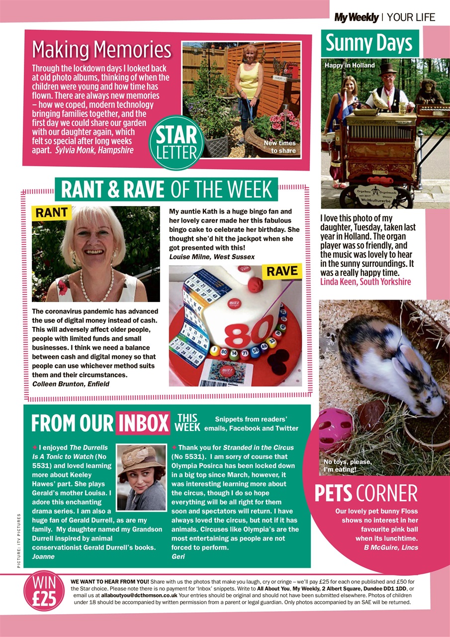 My Weekly Preview Pages