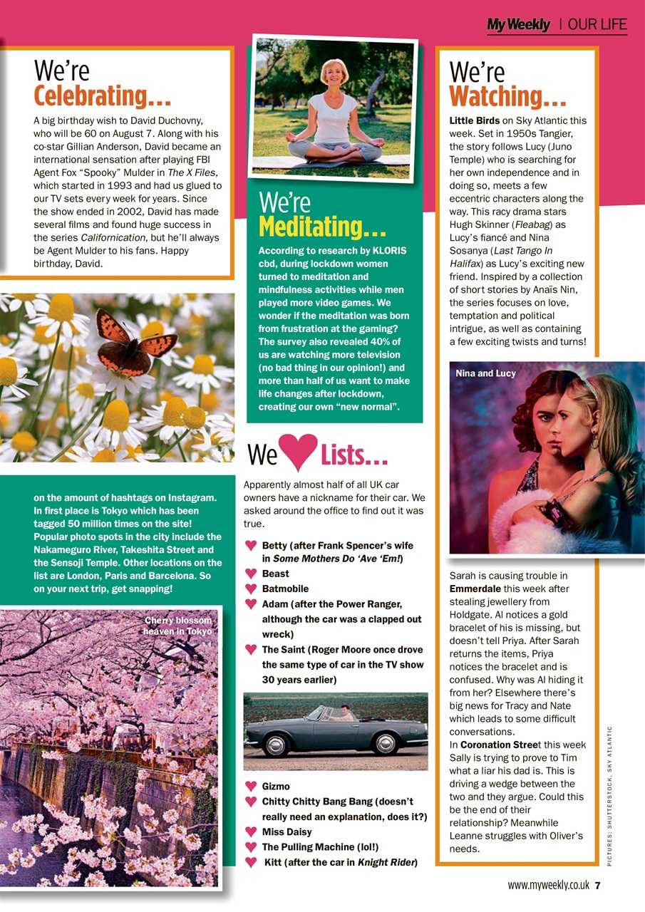 My Weekly Preview Pages