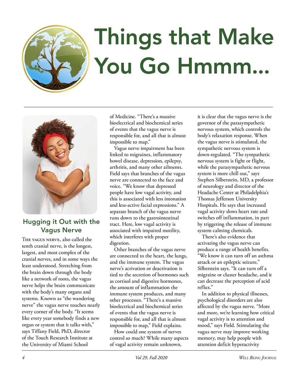 Well Being Journal Preview Pages