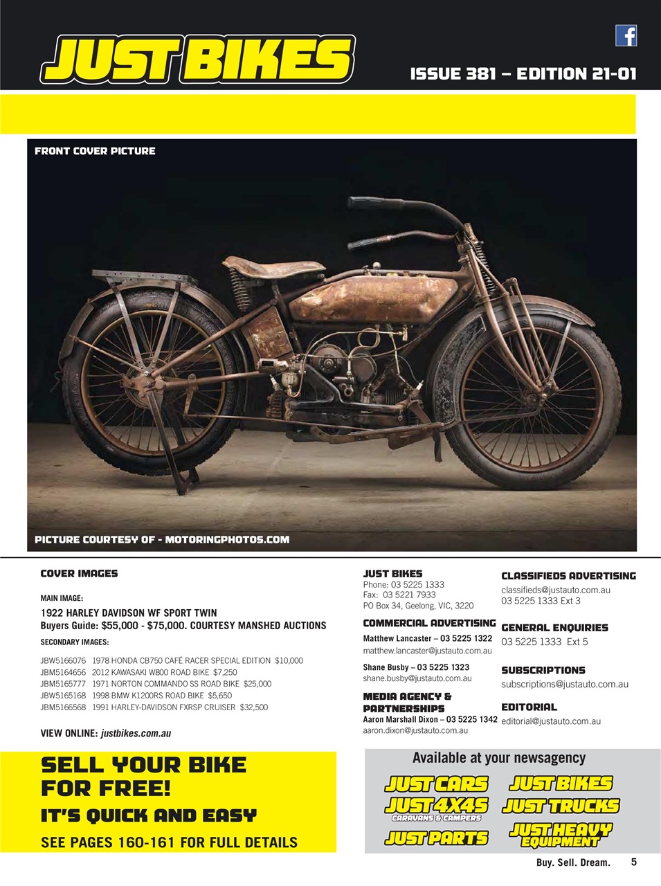 JUST BIKES Preview Pages