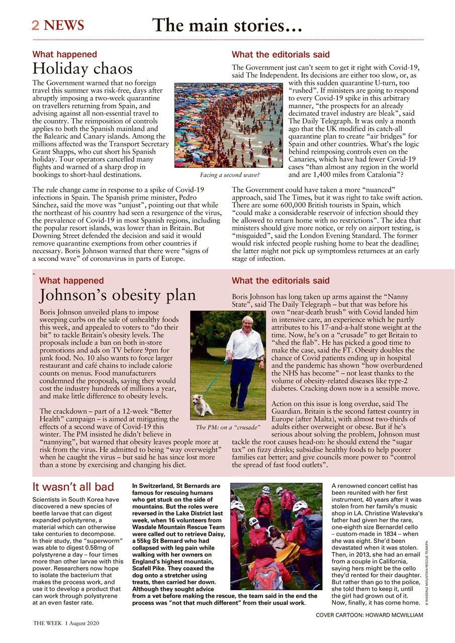 The Week Preview Pages