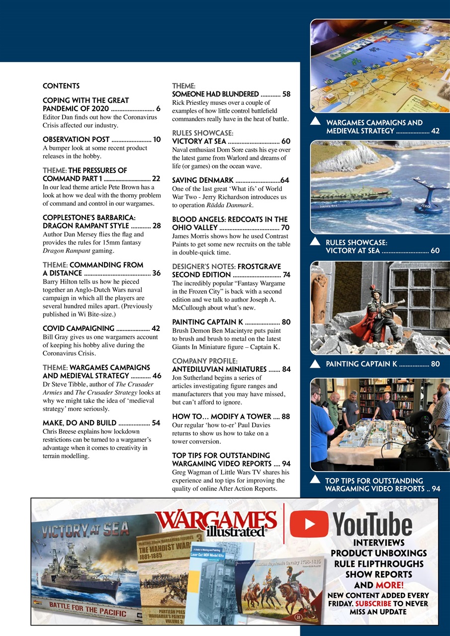Wargames Illustrated Preview Pages
